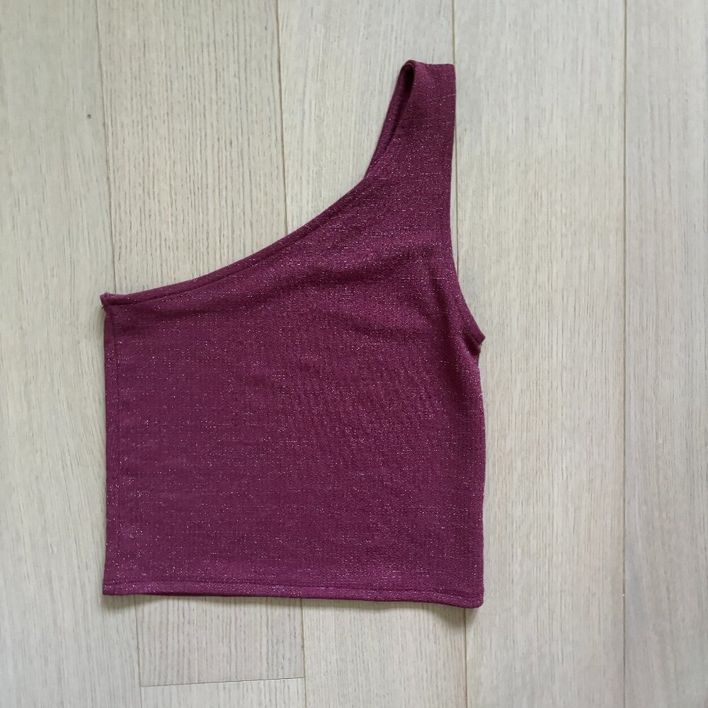 American Eagle One Shoulder Crop Top
